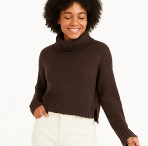 Jersey Brave Soul para mujer mediano Capitso cuello redondo marrón - Imagen 1 de 6