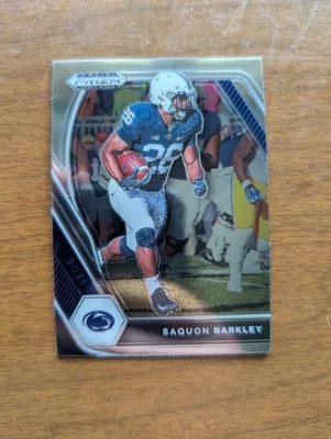 2021 Prizm Draft Picks Prizms Silver #88 Saquon Barkley Penn St Giants Eagles - Image 1 of 3