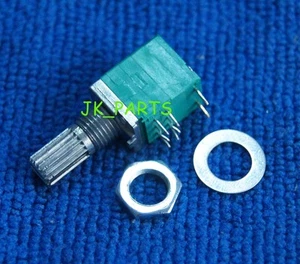 10pcs B50K RV097GS Audio Amplifier Sealed Dual Potentiometer 15mm Shaft 8PINS - Picture 1 of 1