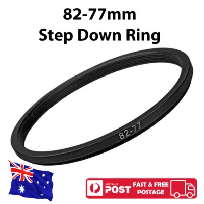 82-77 mm 82mm to 77mm 82mm-77mm Step-Down Stepping Down Ring Filter Adapter - image 1 of 2