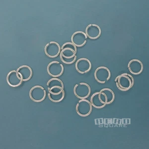 20 Conector de anillo de salto abierto de plata esterlina sólida 6 mm calibre 20/0,8 mm #33443 - Imagen 1 de 1