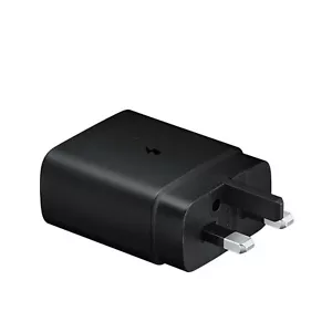 Samsung 45W Reiseadapter UK superschnelles Laden 2.0 USB-C Netz Ladegerät schwarz - Bild 1 von 3