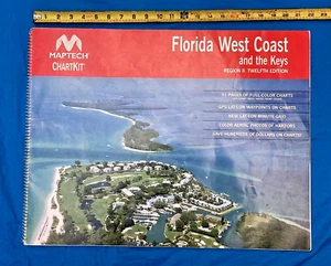MAPTECH CHARTKIT FLORIDA WEST COAST AND THE KEYS REGION 8 - 12th EDDITION VGC - Picture 1 of 13