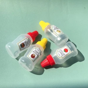 4Pcs Mini Condiment Squeeze Bottles 25Ml Honey/Ketchup/Soy Sauce/Salad Dressi... - Picture 1 of 9