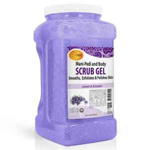 128 Fl Oz Spa Redi Lavender Exfoliating Scrub Gel Pumice for Dry Skin - Picture 1 of 7