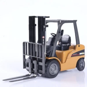 HUINA FORKLIFT Alloy Diecast Vehicle 1:50 Construction FREE SHIPPING Boys NEW - Picture 1 of 4