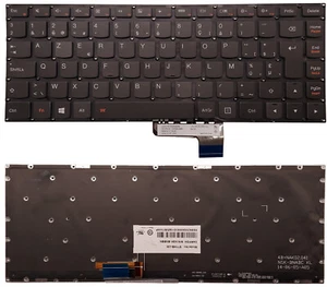 CLAVIER BELGIË LENOVO YOGA 700-14ISK 2 13 3 1470 LED BACKLIT - Afbeelding 1 van 3