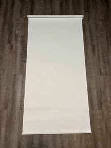 Linkcoo Roller Shades 100% Blackout Cordless Windows Room Darkening White Blinds - Picture 1 of 7