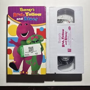 Barney - Barneys Red, Yellow, and Blue (VHS, 2006) White tape - Picture 1 of 2