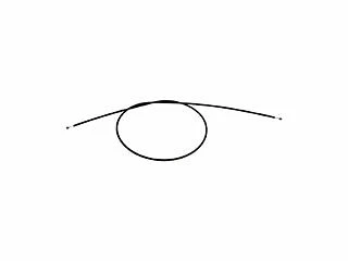 Cable de liberación del capó para Volvo 850 Dorman 793FX67 1993-1997 Foto 1 de 2