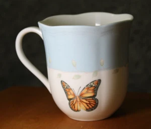 Lenox Butterfly Meadow Blue Orange Porcelain Tea Cup Replacement Single - Picture 1 of 8