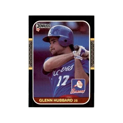 1987 Donruss Glenn Hubbard Baseball Cards #634 - Image 1 of 3