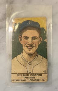 1919-21 W514 # 42 Wilbur Cooper - Good