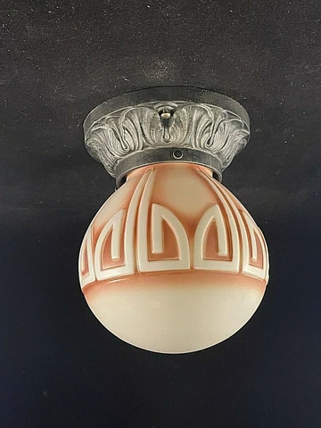 1910-20s Cast Iron Flush Mount Fixture Cover