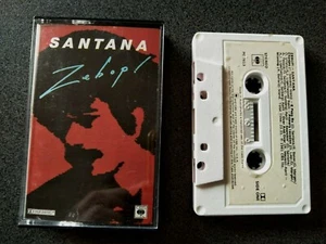 SANTANA ZEBOP CASSETTE TAPE PAPER LABELS AUSTRALIA 1981 vg - Picture 1 of 1