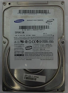 Samsung SP0411N 40GB Rev. A FW TW100-08 HDD for spare parts - Picture 1 of 2
