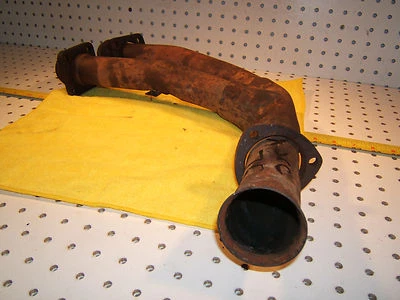 Jaguar 1976 XJ6C 4.2L Coupe exhaust manifold FRONT header Dual style OEM 1 Pipe - Image 1 of 4