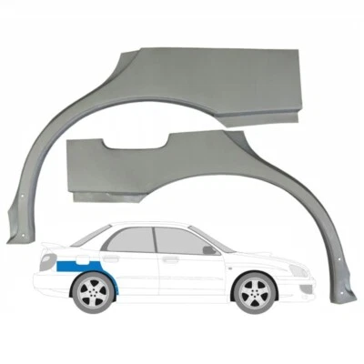 SUBARU IMPREZA GD 2000-2007 REAR WHEEL ARCH REPAIR PANEL / SET OF 2 / PAIR - Image 1 of 4