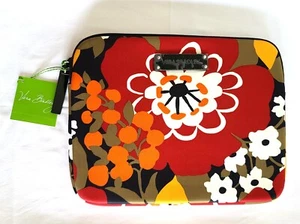 Vera Bradley Bittersweet Neoprene Tablet eReader Sleeve 10x8 Padded Zipper N03 - Picture 1 of 10