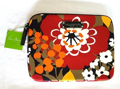 Vera Bradley Bittersweet Neoprene Tablet eReader Sleeve 10x8 Padded Zipper N03 - Image 1 of 4