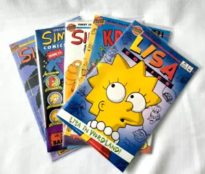 The Simpsons * 5 Comic Books * Bongo Group - Picture 1 of 9