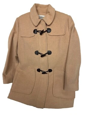 Larry Levine 25% Camel Hair Women's Coat jacket Tan sz 16 *See Description - Image 1 of 4