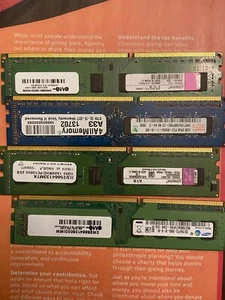 2GB DDR 3 Desktop Module 10600 Low Density 240 pin 240-pin DDR-3 2 gb Memoy Ram - Picture 1 of 1
