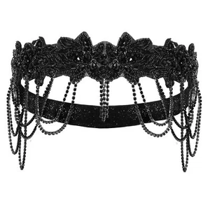 1920s Flapper Headpiece Flapper Headband Roaring 20s Flapper Accessories for .. - Picture 1 of 7