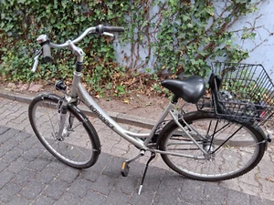 Fahrrad , silber, univers 28er - Bild 1 von 12