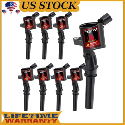 8pcs DG508 Ignition Coils For 1998 1999 2000-2011 Ford Crown Victoria 4.6L V8 - Image 1 of 4