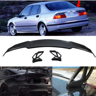 Universal V-STYLE Rear Trunk Racing Spoiler Wing Lip Fit For 1999-2011 SAAB 9-5 Foto 1 de 4