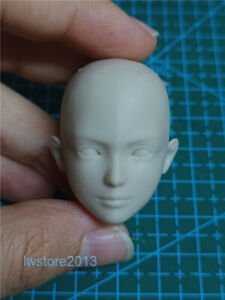 1:12 Girl Marie Rose Head Sculpt Carved For 6" Female Action Figure Body Toys