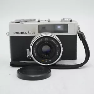 Konica C35 35mm Rangefinder Camera w/ 38mm f2.8 Lens *USED* - Picture 1 of 12