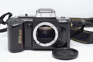 NIKON F-401/N4004 35mm Analog Spiegelreflexkamera AF + KAPPE/GURT - Bild 1 von 5
