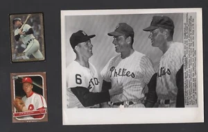 1964 Press Photo, Al Kaline, Tigers, Triandos & Bunning Phillies, 2 FREE CARDS - Picture 1 of 3