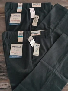Men's Dockers Khaki Pants Straight Fit All Motion Stretch Waistband 32x34 38x34 - Picture 1 of 23