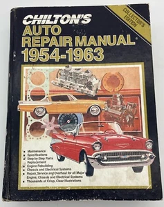 Vtg Chilton's Collectors Edition Auto Repair Manual #5652 1954-63  Hardcover - Bild 1 von 7