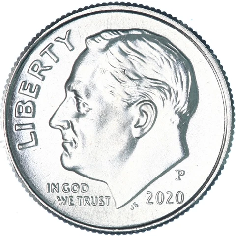 2020 P Roosevelt Dime Choice BU US Coin Cover