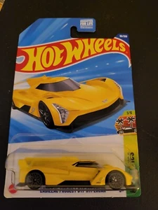 2025 Hot Wheels #99 HW Exotics 1/5 CADILLAC PROJECT GTP HYPERCAR Yellow New - Picture 1 of 2