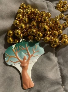 Krewe Of Rex 2022 Enchantments & Transformations Medallion Bead 1 Strand - Picture 1 of 3