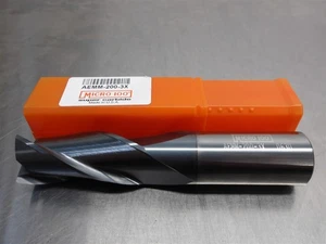 1 NEW! Micro100 20mm Carbide Endmill 3FL 104mmOAL AEMM-200-3X - Picture 1 of 3