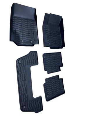 2021 JEEP GRAND CHEROKEE L WL 原始设备制造商前后橡胶地板垫套装 (5) — 第 1/4 张图片