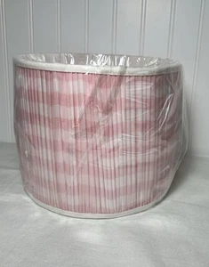 Pottery Barn Kids Pink Gingham Pleat Table Lampshade Only - Picture 1 of 3