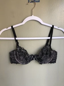 Victoria’s Secret Unlined Demi/Demi-Buste Non Double Bra Size: 34B - Picture 1 of 10