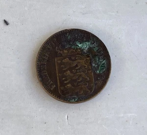 INDIE OCCIDENTALI DANESI - MONETA 1 CENT 1859 RE Frederick VII - Picture 1 of 4