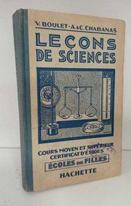 Leçons de sciences certificat d'études écoles de filles | Bon état - Picture 1 of 1