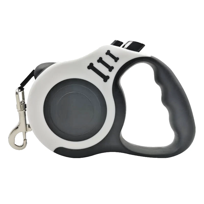 Поводок для маленьких собак 3 м 5 м автоматический выдвижной прочный нейлон белый - Изображение 1 из 4