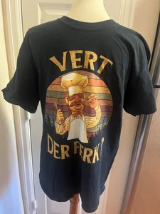 Schwedischer Koch Vert Der Ferk Herren Large schwarz Grafik T-Shirt - Bild 1 von 6