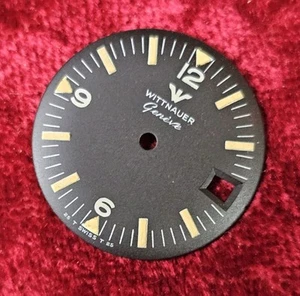 Vintage NOS Dial for Wittnauer Skin Diver Ref 4000 Cal C11ks - Picture 1 of 6