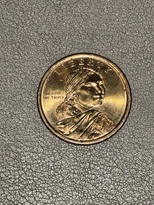 USA One Dollar Sacagawea Coin Wampanoag Treaty 1621 - Image 1 of 3